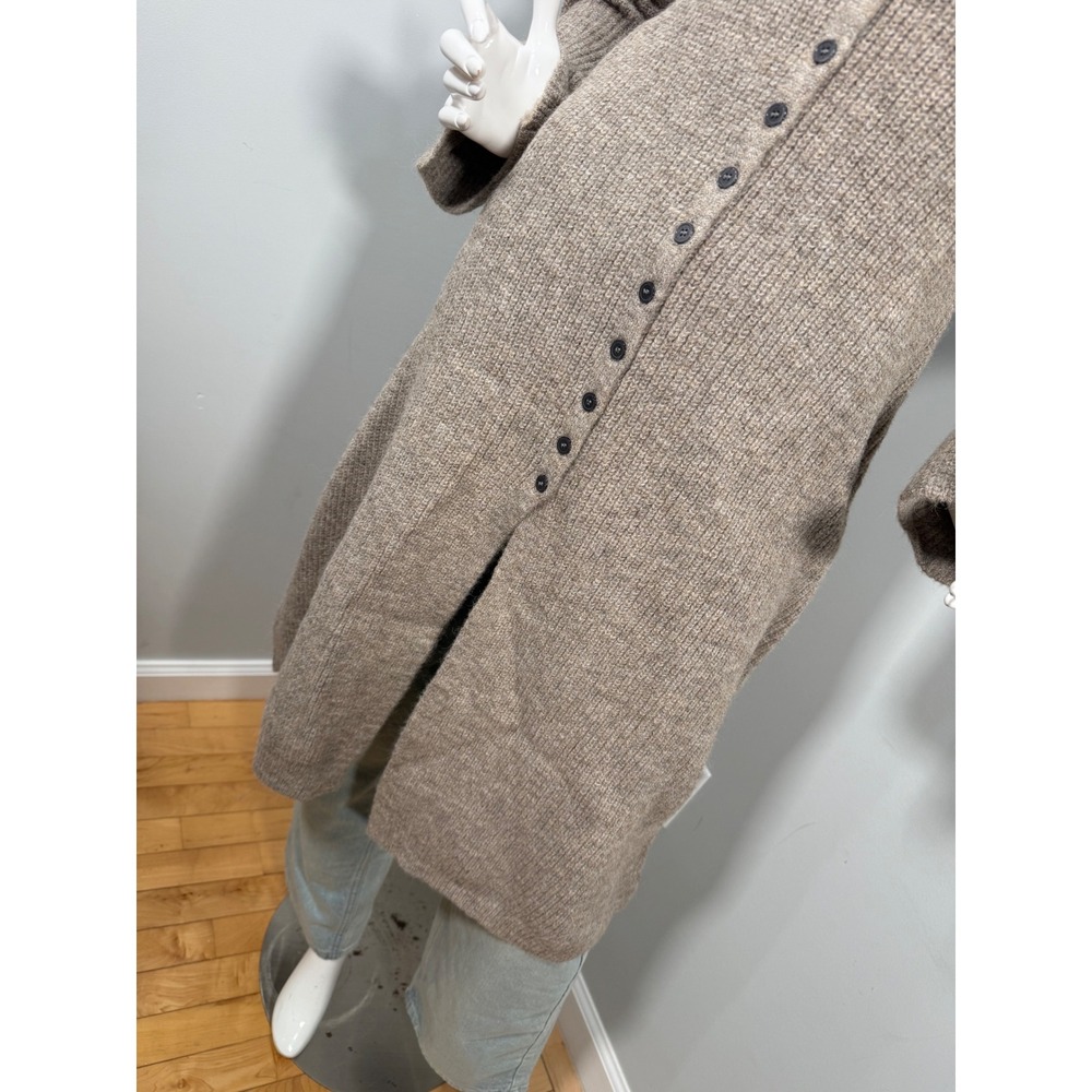 Commense Stacking V-Neck Split Breasted Sweater Dress
Light Brown Size M - Picture 14 of 17